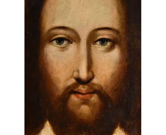 Face of Christ as Salvator Mundi, Flemish painter 16th/17th century