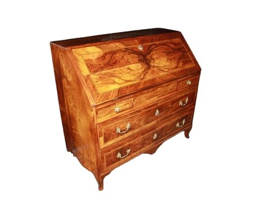 Ribalta Francese stile Transizione di inizio 1800 in Legno di Noce