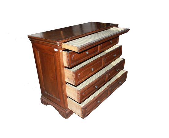 Canterano italiano del 1600 in legno di noce
