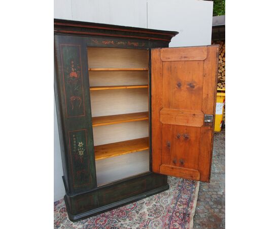 ARMADIO LACCATO A UNA PORTA EPOCA 800 cm L120xP43xH190