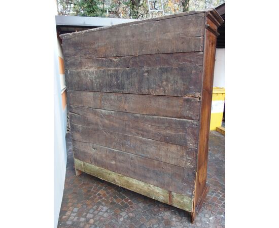 ARMADIO A DUE PORTE RUSTICO DA MONTAGNA EPOCA 700 cm L171xP47xH194