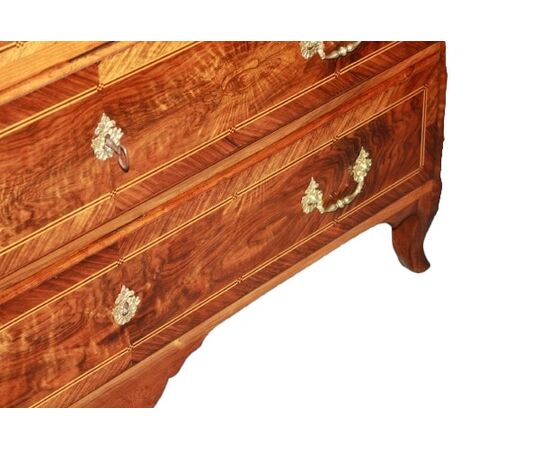 Ribalta Francese stile Transizione di inizio 1800 in Legno di Noce