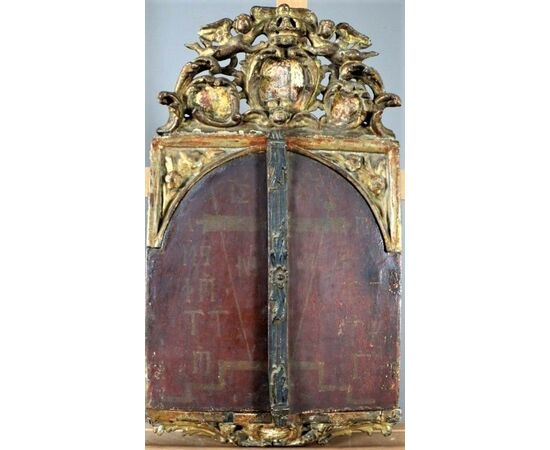 Tabernacle triptych with scenes from the Bible and the Gospels