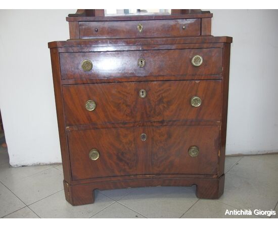 COMO’ TOILETTE CON SPECCHIERA STILE IMPERO