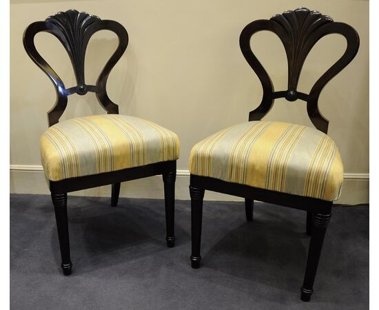 Pair of Biedermeier chairs