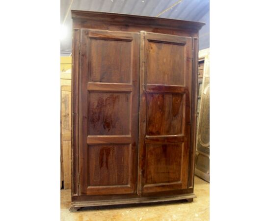arm034 n. 3 walnut cabinets vintage 700, to be restored mission. maximum width. cm180 xh 263 cm 34 side