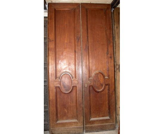 pts486 n. 4 porte in legno ciliegio