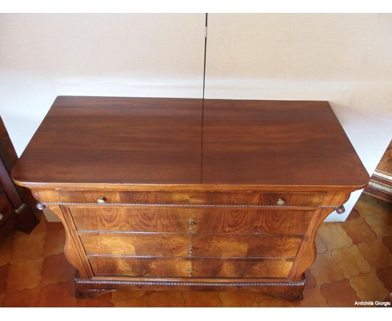 CASSETTONE LASTRONATO A CHITARRA STILE CARLO X EPOCA 800