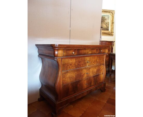 CASSETTONE LASTRONATO A CHITARRA STILE CARLO X EPOCA 800