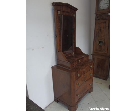 COMO' TOILET WITH EMPIRE STYLE MIRROR