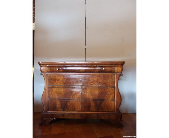 CASSETTONE LASTRONATO A CHITARRA STILE CARLO X EPOCA 800