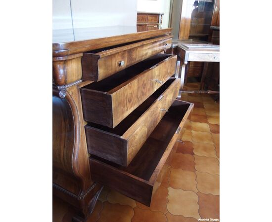 CASSETTONE LASTRONATO A CHITARRA STILE CARLO X EPOCA 800