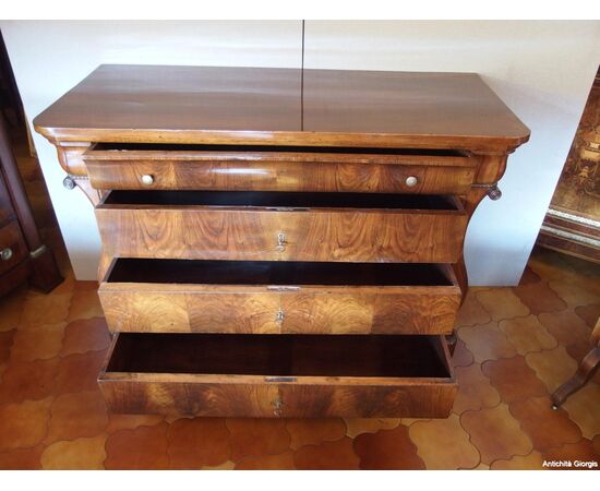 CASSETTONE LASTRONATO A CHITARRA STILE CARLO X EPOCA 800