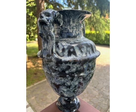 Glazed amphora
