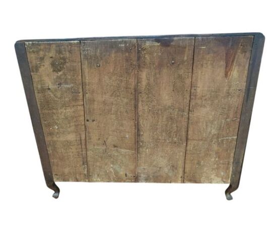 Precious and unique Louis XV Parmigiana walnut flap desk