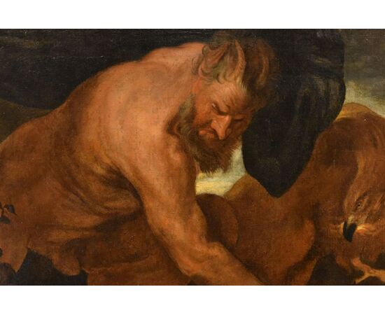 Jupiter and Antiope, follower of Anthoon van Dyck (Antwerp 1599 - London 1641)