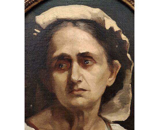 Portrait of a Woman Vito D'Ancona (1825-1884)