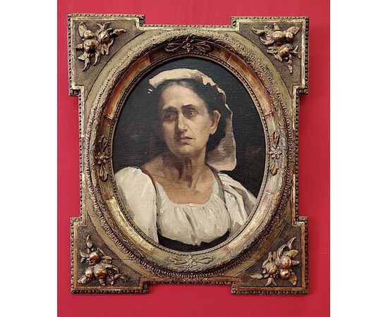 Portrait of a Woman Vito D'Ancona (1825-1884)