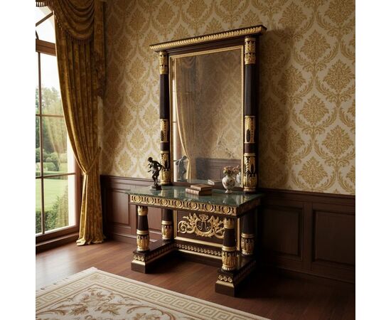 
Consolle con Specchiera Stile Impero