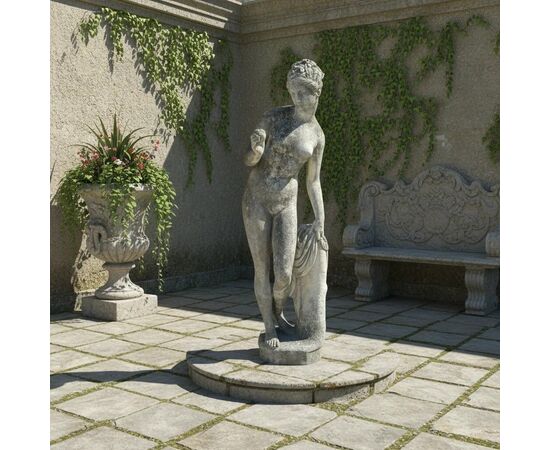 
Scultura In Pietra Raffigurante Venere