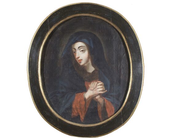 Madonna in preghiera dipinto del XVIII sec