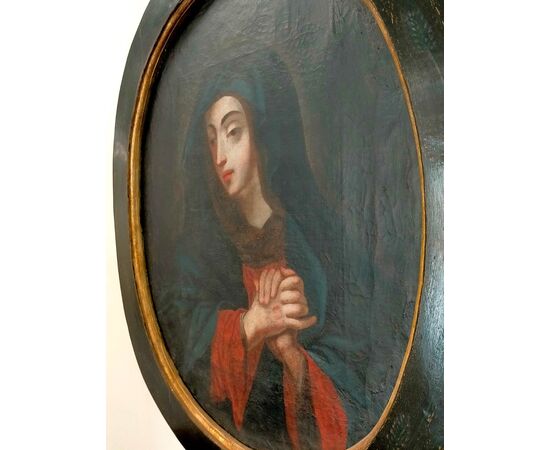 Madonna in preghiera dipinto del XVIII sec