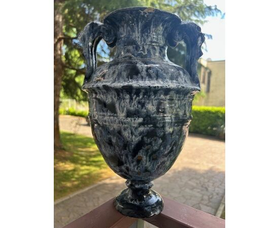 Glazed amphora