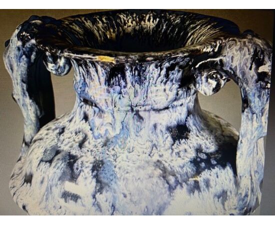 Glazed amphora