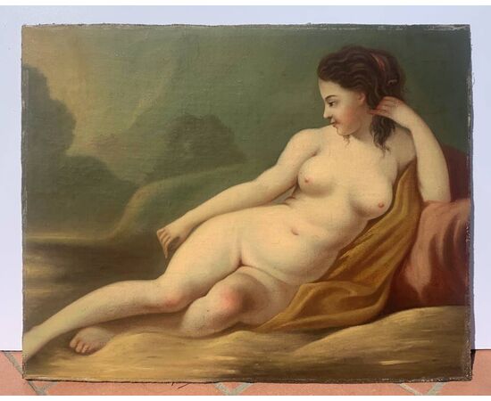 Pittore italiano (XVIII-XIX sec.) - Nudo femminile.