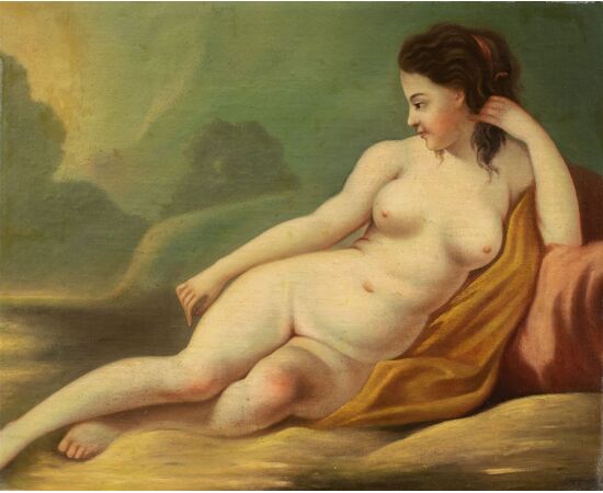Pittore italiano (XVIII-XIX sec.) - Nudo femminile.