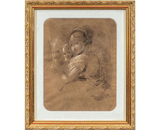 Giuseppe Bernardino Bison (Palmanova 1762 - Milano 1844) - Sacra Famiglia.