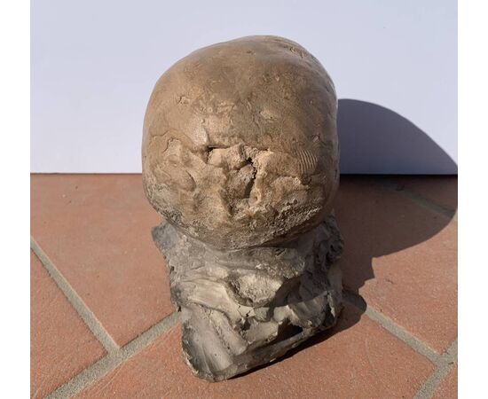 Terracotta sculpture - Memento mori. Italy, 18th-19th century.