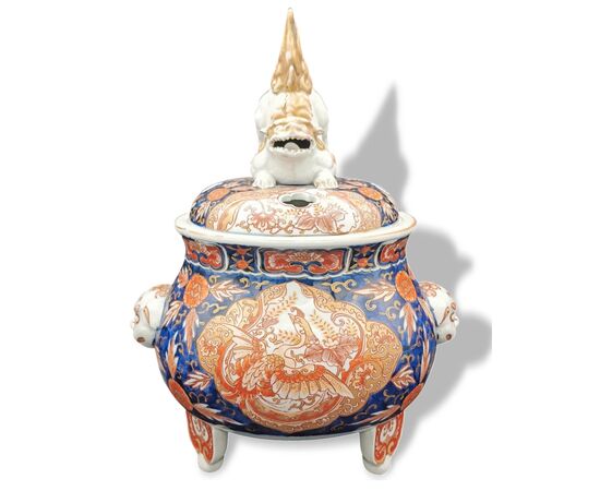 BRUCIAPROFUMI IN PORCELLANA IMARI - GIAPPONE - EPOCA MEIJI (1868 - 1912)