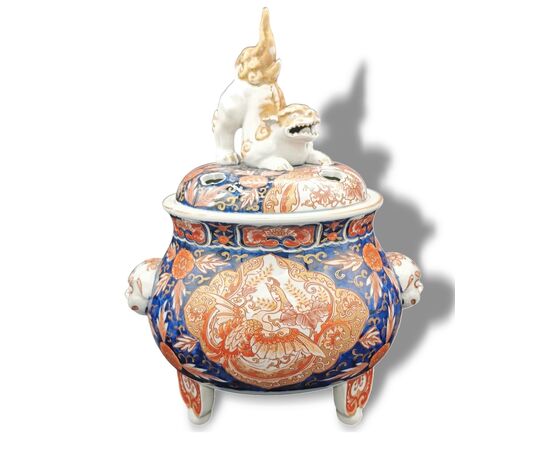 BRUCIAPROFUMI IN PORCELLANA IMARI - GIAPPONE - EPOCA MEIJI (1868 - 1912)