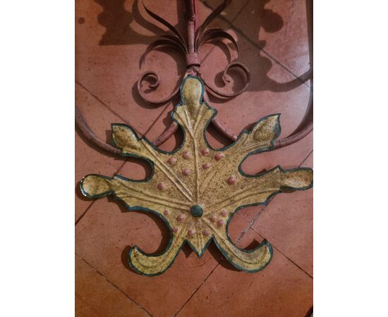 Large wrought iron sconces