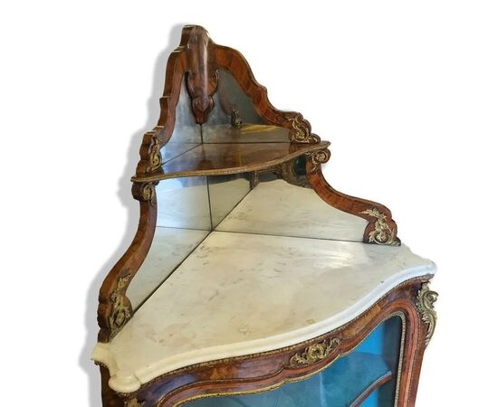 
Elegante angoliera legno e bronzo dorato, XIX Secolo