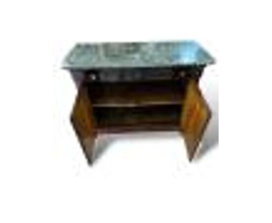 
Credenza in Legno con Marmo, Napoleone III