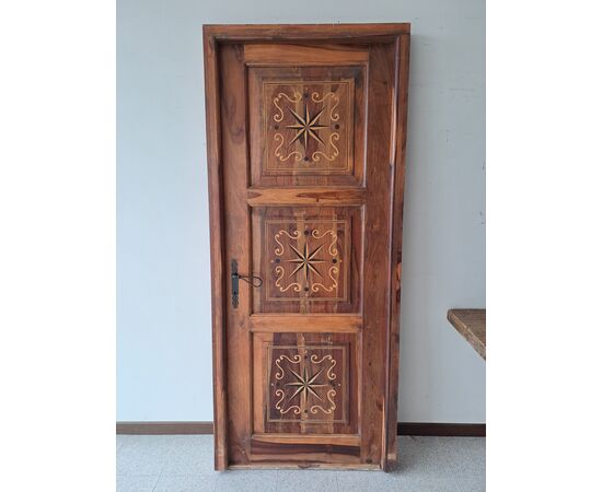 Door with inlays