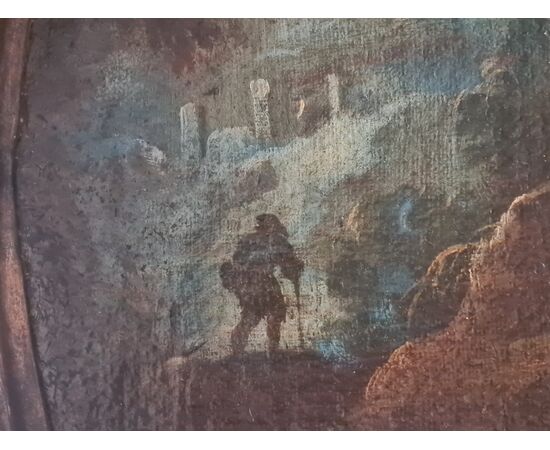 LANDSCAPE. ROMAN SCHOOL LATE 17TH CENTURY