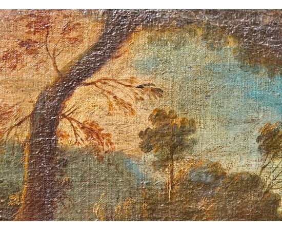LANDSCAPE. ROMAN SCHOOL LATE 17TH CENTURY