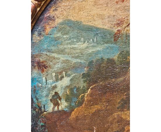 LANDSCAPE. ROMAN SCHOOL LATE 17TH CENTURY