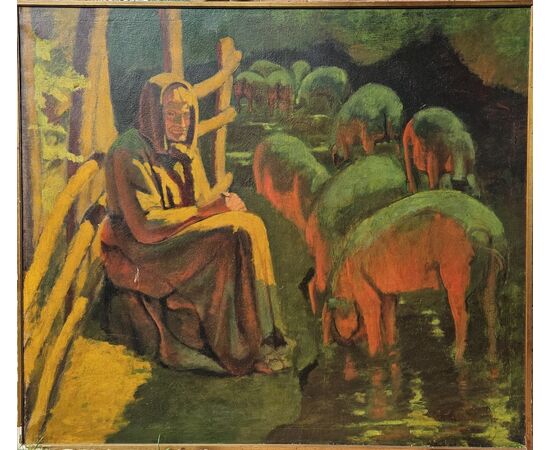 INNOCENZO SALVINI "MOTHER WITH PIGS '21