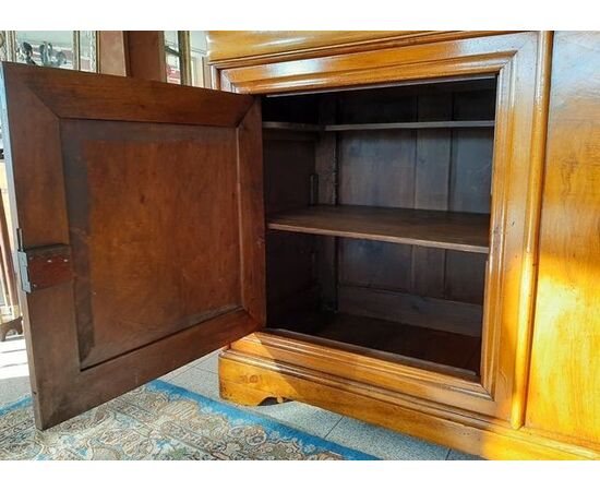 Blonde walnut sideboard