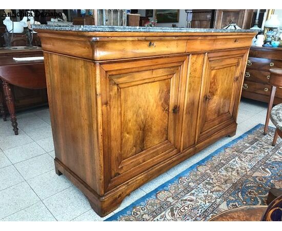 Blonde walnut sideboard
