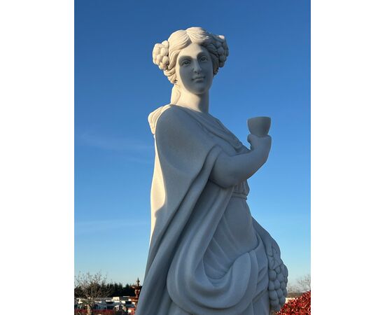 Marble four seasons statues - Height 160 cm
