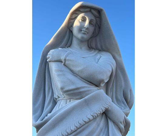 Statue quattro stagioni in marmo -Altezza 160 cm