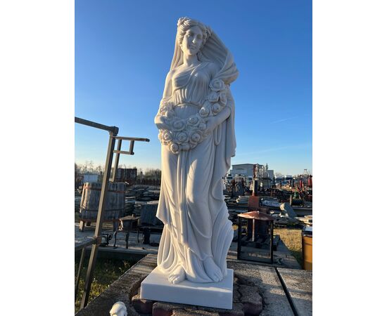 Marble four seasons statues - Height 160 cm