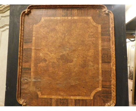 PTL277 - Lacquered door with canvas-covered panels, 18th century, dimensions cm W 100 x H 210