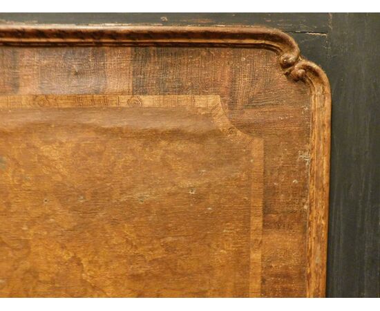 PTL277 - Lacquered door with canvas-covered panels, 18th century, dimensions cm W 100 x H 210