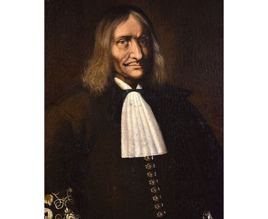 Full-length portrait of Giacomo Pesenti, attributable to Carlo Ceresa (San Giovanni Bianco 1609 – Bergamo 1679)